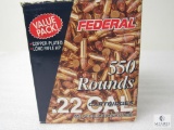 Approximately 550 Rounds Federal .22LR HP Ammo