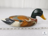 Vintage Wood Carved and Painted Duck Decoy