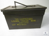 Approximately 70 Rounds of Assorted 12 Gauge Shotgun Shells in Metal Ammo Can