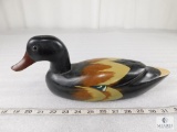 Vintage Wood Carved and Painted Duck Decoy