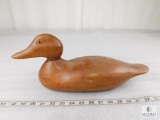 Vintage Wood Carved Duck Decoy