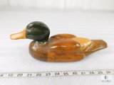 Vintage Wood Carved and Painted Duck Decoy