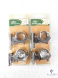 Lot of Two New Weaver Quad Lock Scope Rings for Remington 700