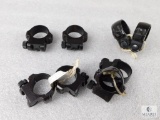 Lot of Four Pairs of Scope Rings