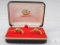 Vintage Colt Python Gold Filled Cufflinks in Original Case