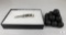 Leader Stainless Knife with Indian Head Enamel Handle Includes Display Box Includes Cannon Ball