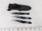 Three Piece Set of Tomahawk Throwing Knives