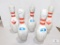 Lot of Five Bowling Pins for Target Use