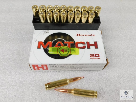 20 Rounds Hornady Match 6.5 Creedmoor 140 Grain