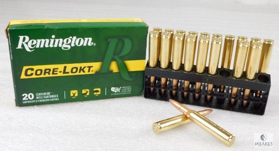 20 Rounds Remington 270 WIN 130 Grain Core-Lokt PSP