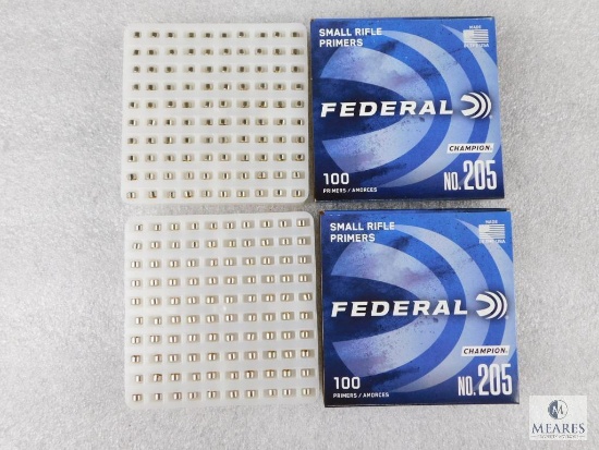 200 Federal Small Rifle Primers No. 205