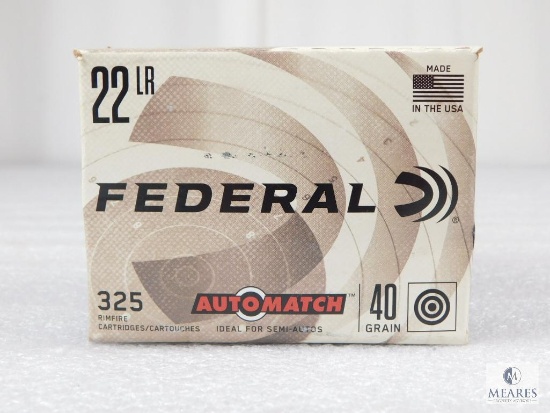 325 Rounds Federal 22LR 40 Grain