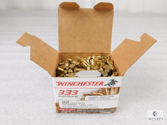 333 Rounds Winchester 22LR 36 Grain 1280 FPS