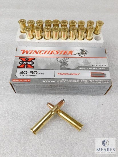 20 Rounds Winchester 30-30 WIN 150 Grain Power-Point