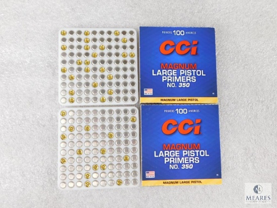CCi 200 Large Pistol Primers No. 350 Magnum Large Pistol