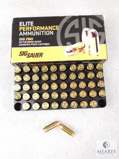 Sig Sauer 50 Rounds 40 S&W 180 Grain FMJ
