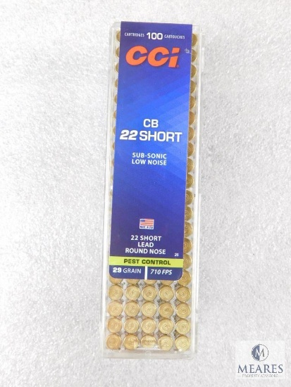 100 Rounds CCi 22 Short 29 Grain 710 FPS
