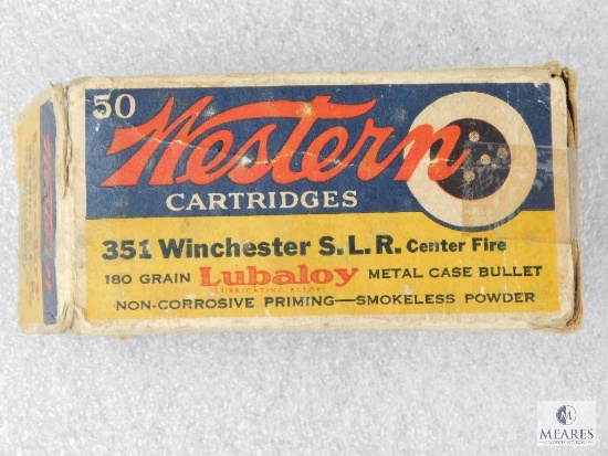 Approximately 45 Rounds Western 351 Winchester S.L.R. 180 Grain