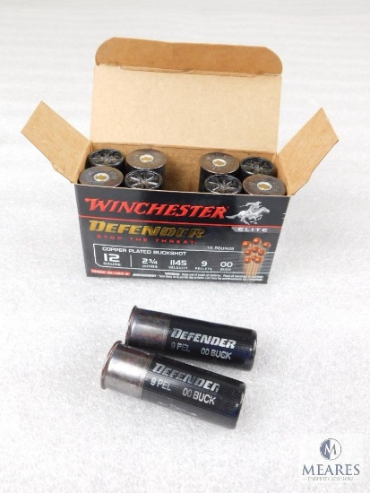 10 Rounds Winchester 12 Gauge 2 3/4" 1145 Velocity 00 Buck