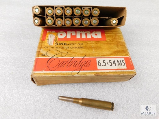 16 Rounds Norma 6.5x54 MS 156 Grain Soft Point