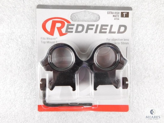 New Redfield Rings Fits Weaver Top Mount Base