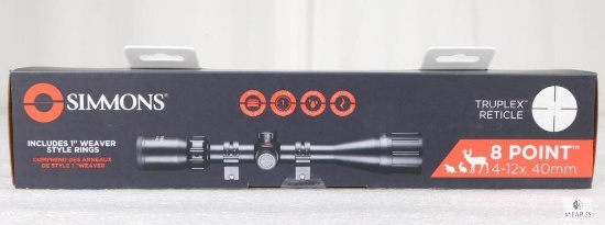 New Simmons 4-12x 40mm Scope Truplex Reticle