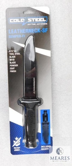 Leatherneck 6 3/4" D2 Steel Blade Knife with Sheath 11 3/4" Overall Length