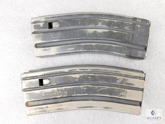 Two AR 15 30 Round Metal Magazines Kay Industries