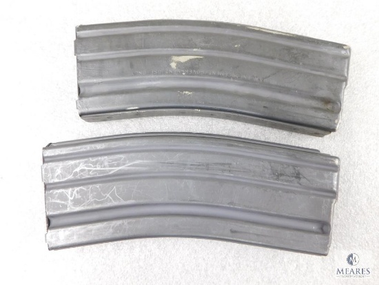 Two AR 15 30 Round Metal Magazines