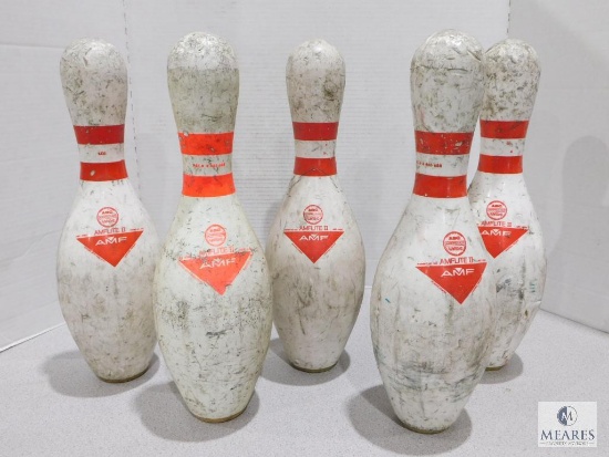 Lot of Five Bowling Pins for Target Use