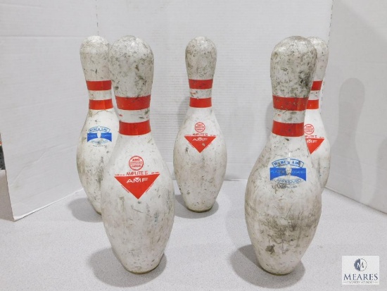 Lot of Five Bowling Pins for Target Use
