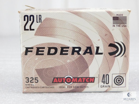 325 Rounds federal 22LR 40 Grain