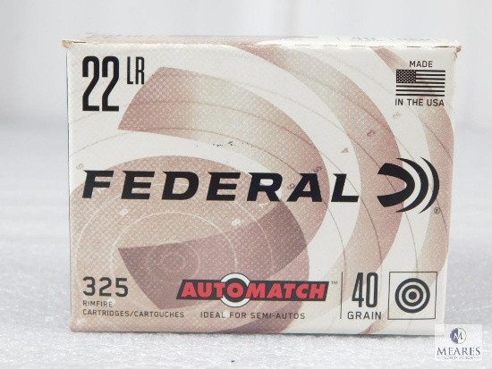 325 Rounds Federal 22LR 40 Grain