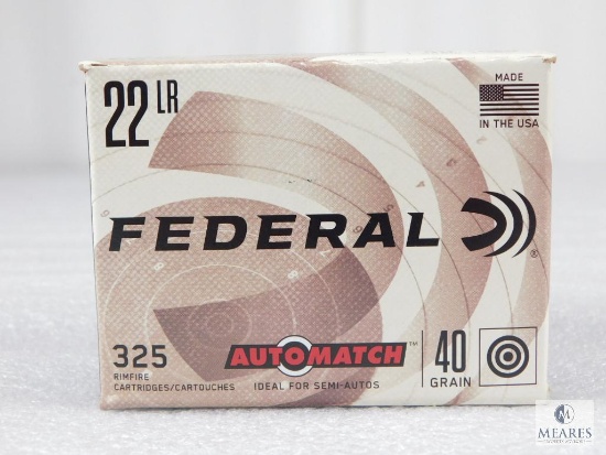 325 Rounds Federal 22LR 40 Grain