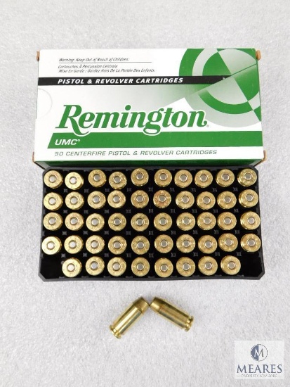 50 Rounds Remington 40 S&W 180 Grain MC