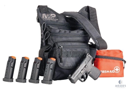 New Smith & Wesson 9 Shield Plus Semi-Auto Pistol with Bug Out Kit