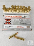 20 Rounds Winchester 45-70 GOVT Jacketed Hollow Point 300 Grain
