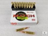 20 Rounds Hornady Match 6.5 Creedmoor 140 Grain