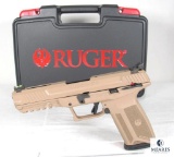 New Ruger 57 Dark Earth Cerakote 5.7x28 Semi-Auto Pistol