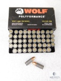 50 Rounds Wolf 9mm Luger 115 Grain FMJ