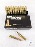 20 Rounds Sig Sauer 300 Black 125 Grain FMJ