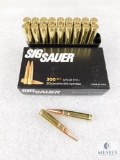 20 Rounds Sig Sauer 30 Black 125 Grain FMJ