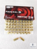 50 Rounds Federal American Eagle 9mm 124 Grain