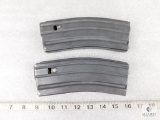 Two AR 15 30 Round Metal Magazines Center Industries Corp