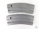 Two AR 15 30 Round Metal Magazines Kay Industries