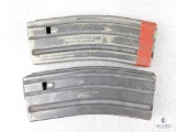 Two AR 15 30 Round Metal Magazines Center Industries Corp