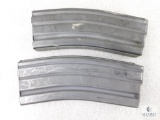 Two AR 15 30 Round Metal Magazines