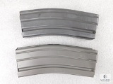 Two AR 15 30 Round Metal Magazines