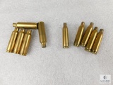 Five 243 Casings and Five 300 WIN Casings