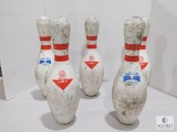Lot of Five Bowling Pins for Target Use